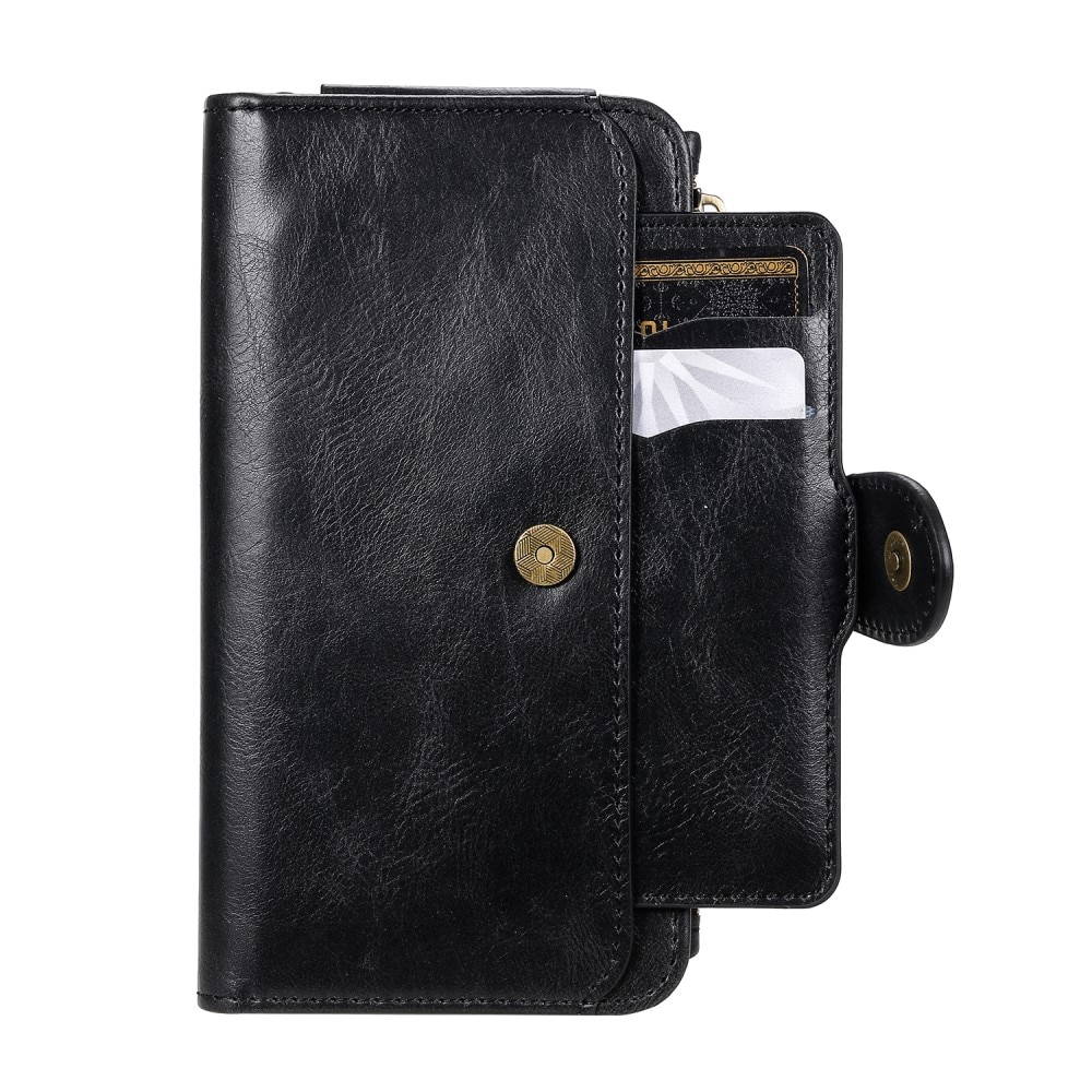 iPhone 11 Magnet Leather Multi-Wallet zwart