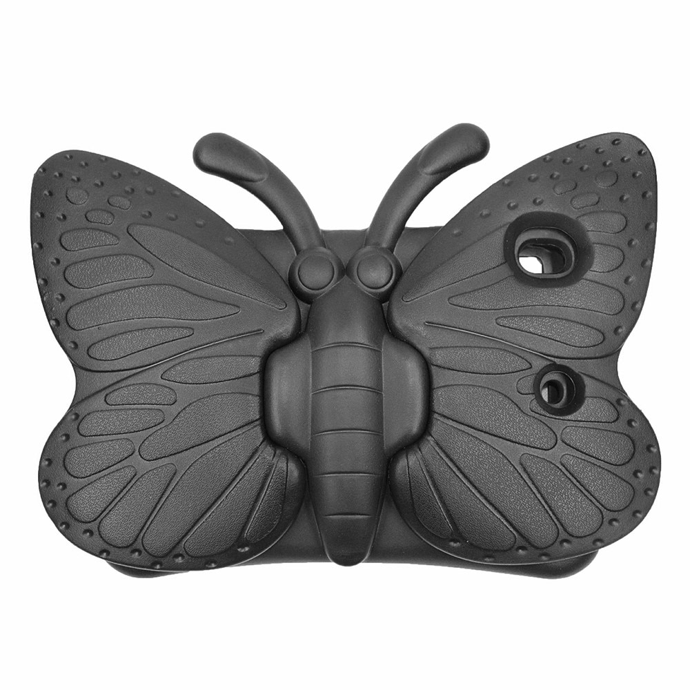 iPad 10.2 Tablethoes Vlinders voor kinderen Zwart
