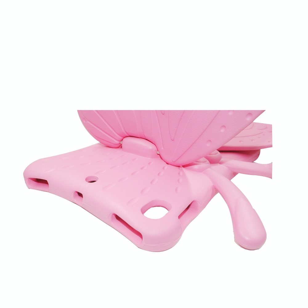iPad 10.2 8th Gen (2020) Tablethoes Vlinders voor kinderen roze