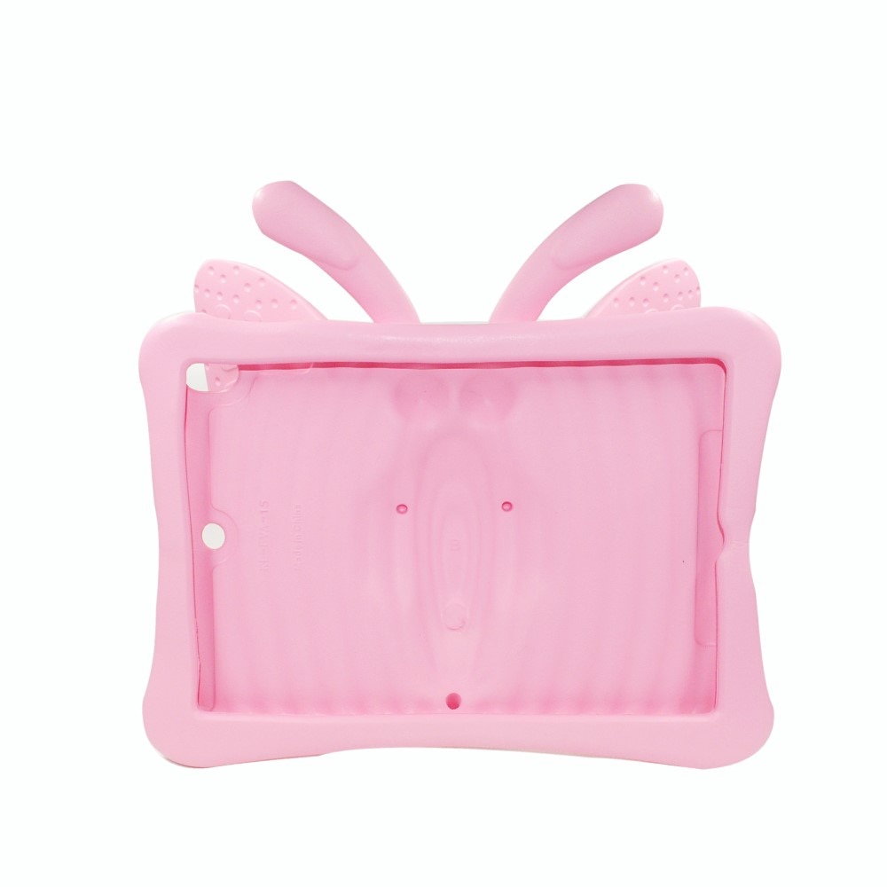 iPad 10.2 7th Gen (2019) Tablethoes Vlinders voor kinderen roze