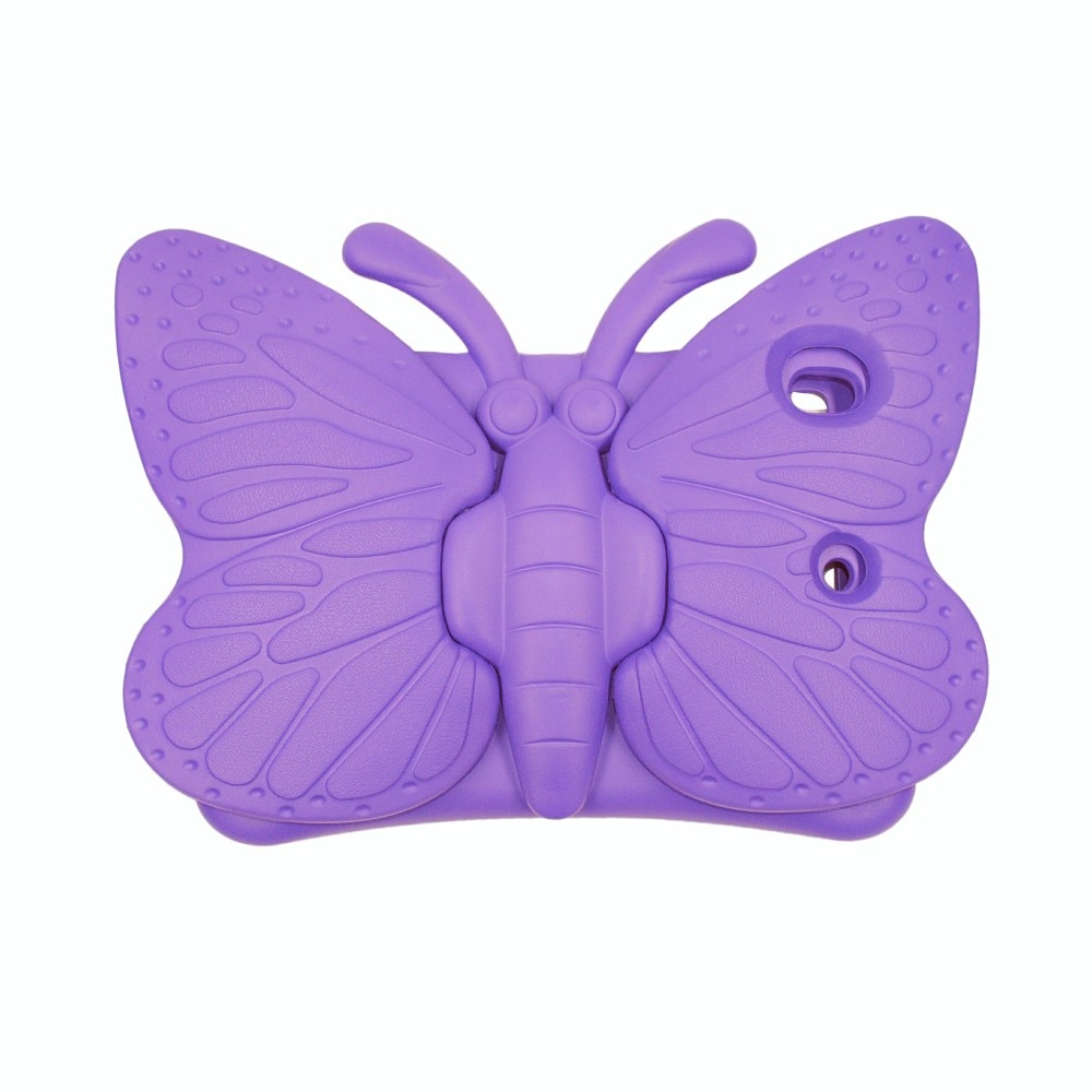 iPad 10.2 Tablethoes Vlinders voor kinderen Paars