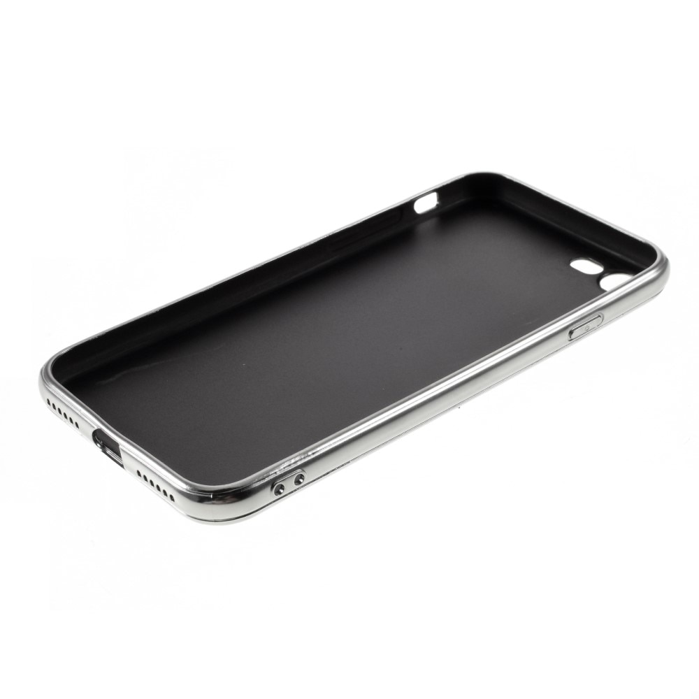 iPhone 7 Glitterhoesje zilver