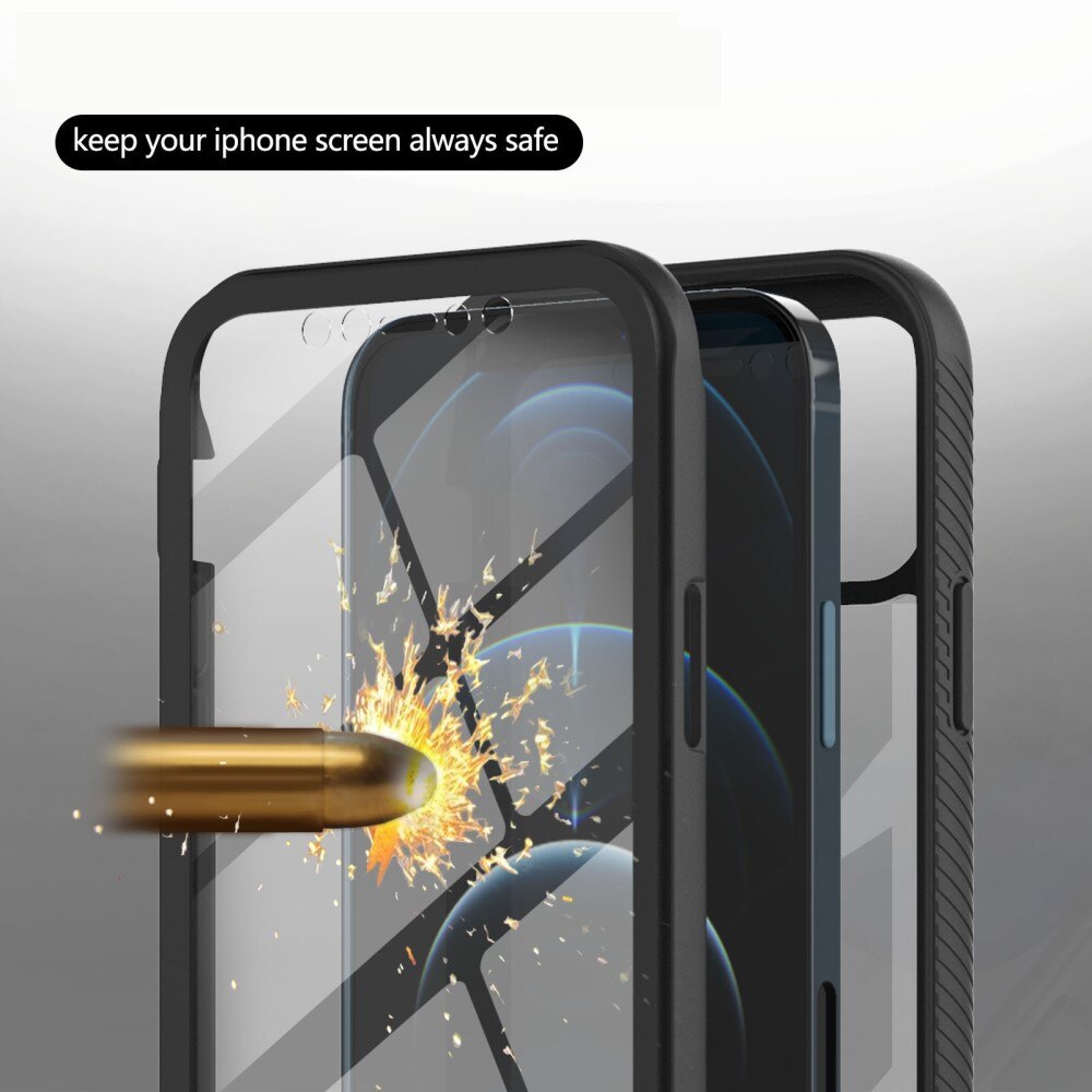 iPhone 12 Pro Max Full Protection Case Zwart