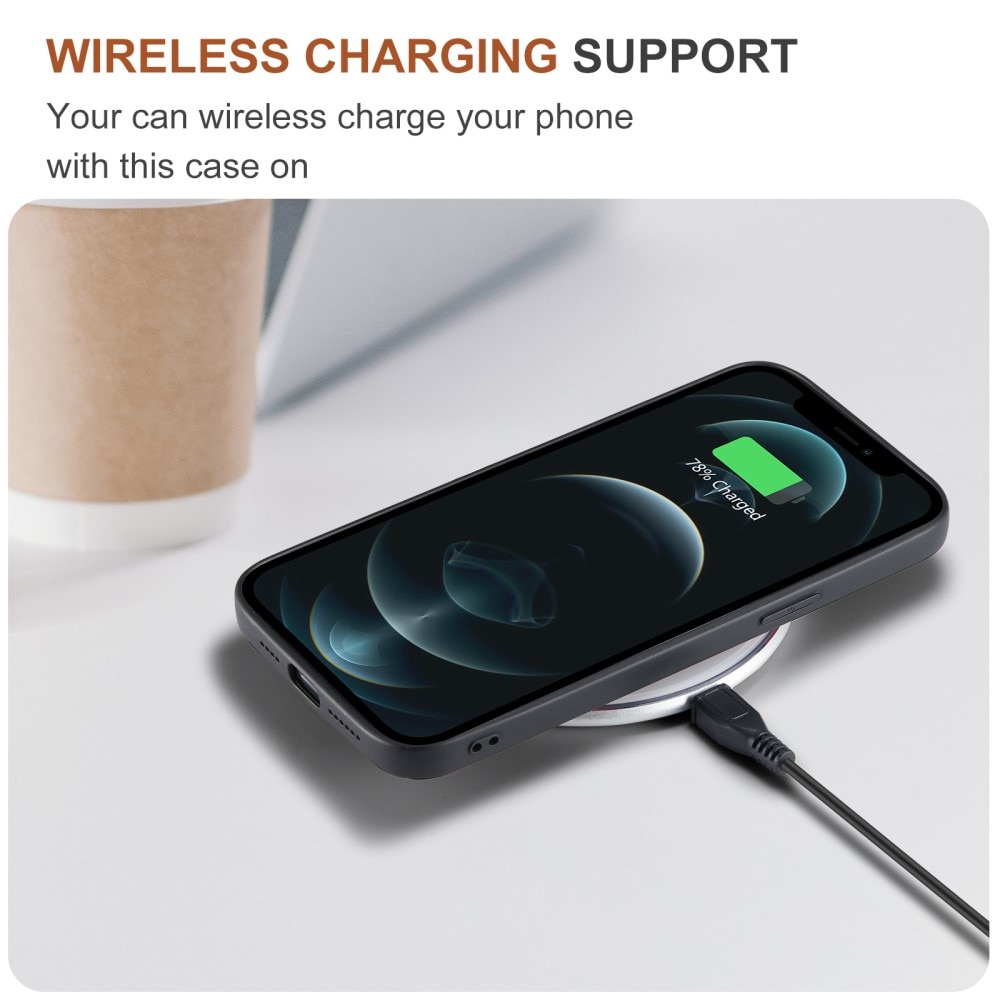 Magnetic Card Slots Case iPhone 12 Pro Max Zwart