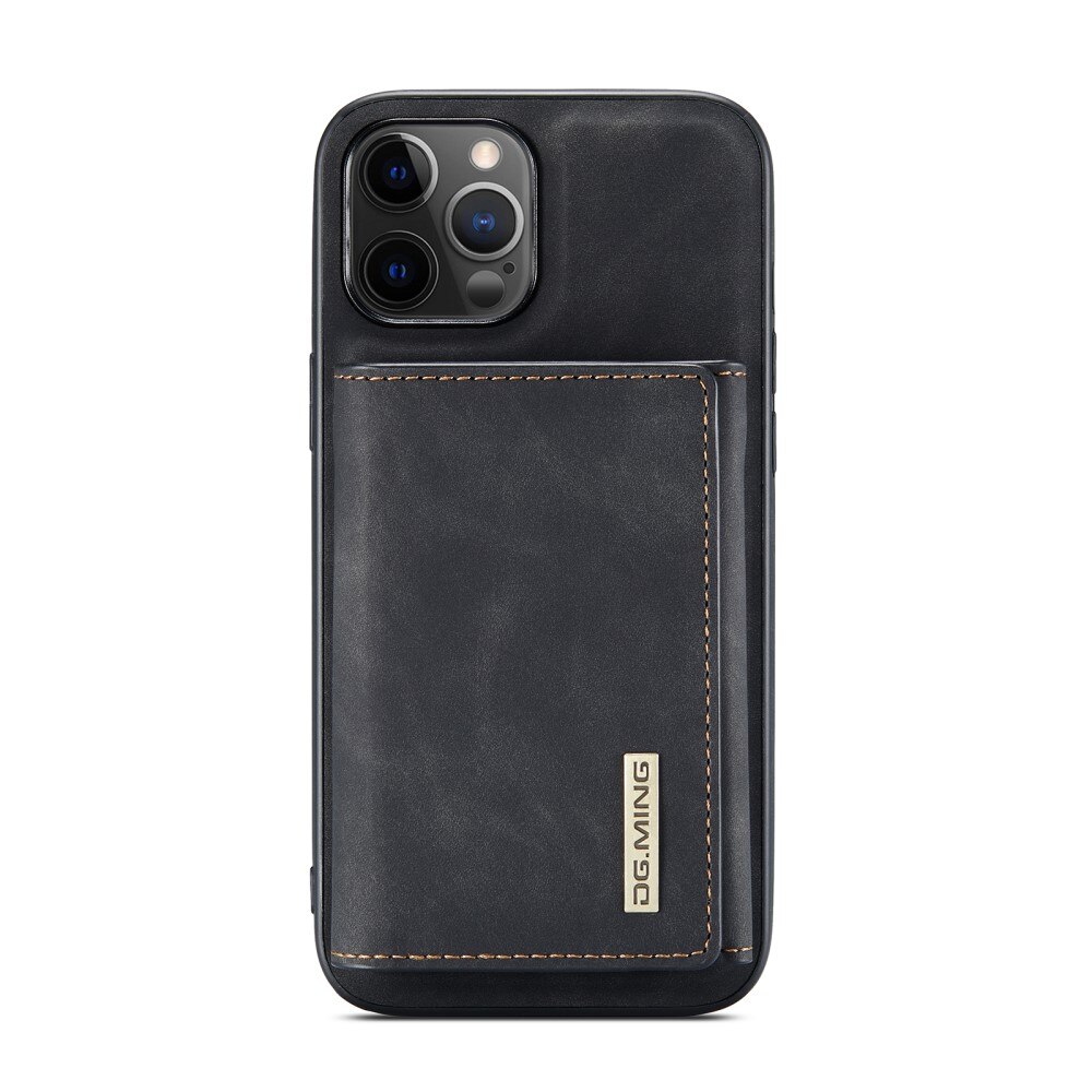 Magnetic Card Slots Case iPhone 12 Pro Max Zwart