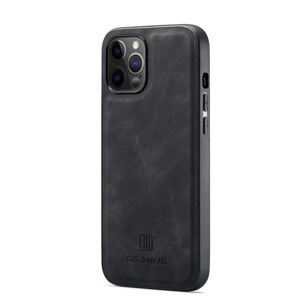 Magnetic Card Slots Case iPhone 12 Pro Max Zwart