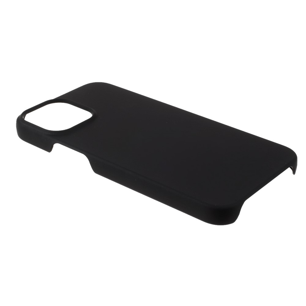 iPhone 13 Mini Hardcase Gummicoating Zwart