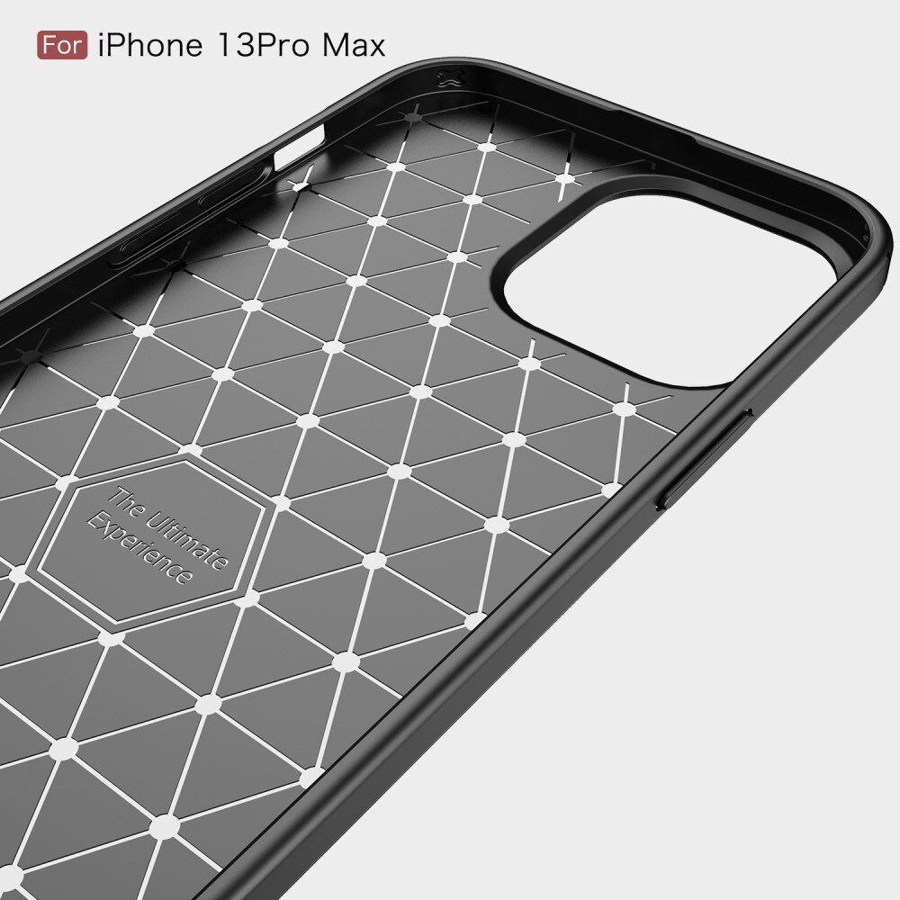 Brushed TPU Case iPhone 13 Pro Max Zwart