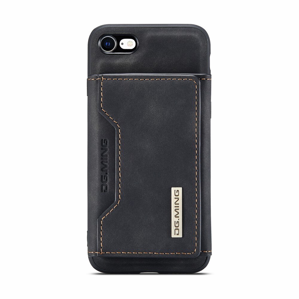 Magnetic Card Slots Case iPhone SE 2022 Zwart