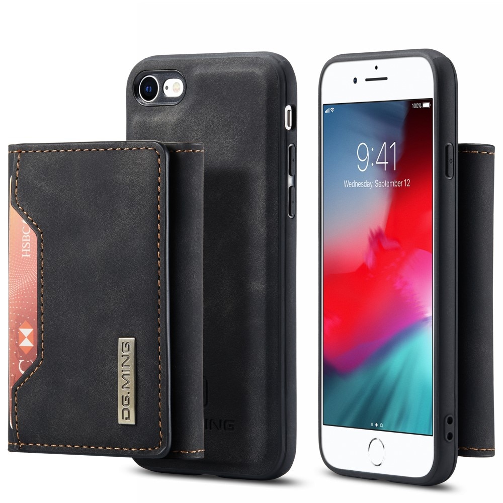 Magnetic Card Slot Case iPhone 8 Zwart