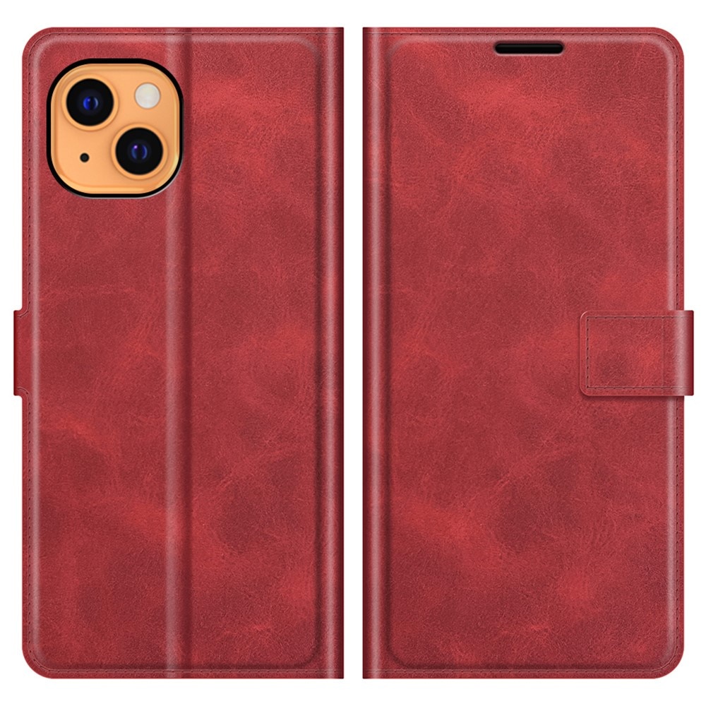 iPhone 13 Leather Wallet Red