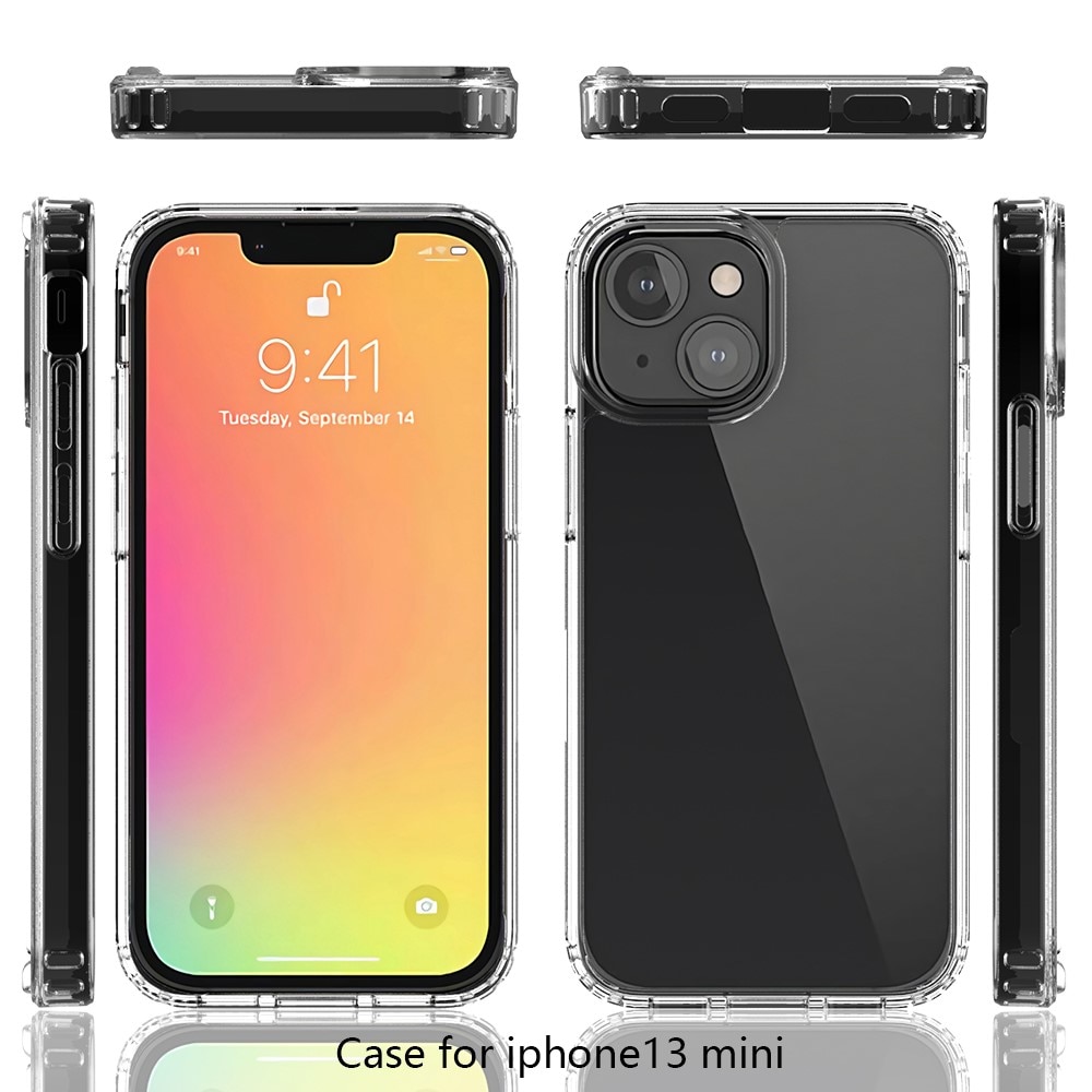 Crystal Hybrid Case iPhone 13 Mini transparant
