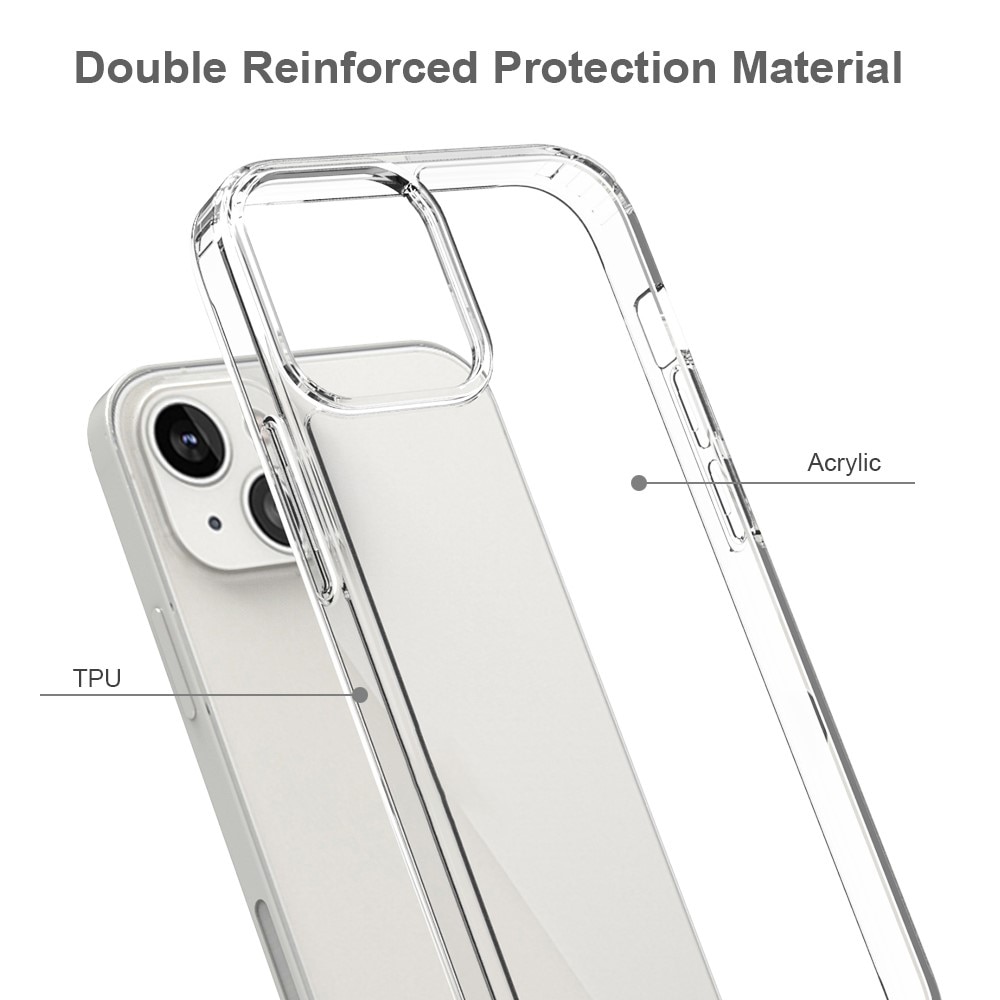 Crystal Hybrid Case iPhone 13 transparant