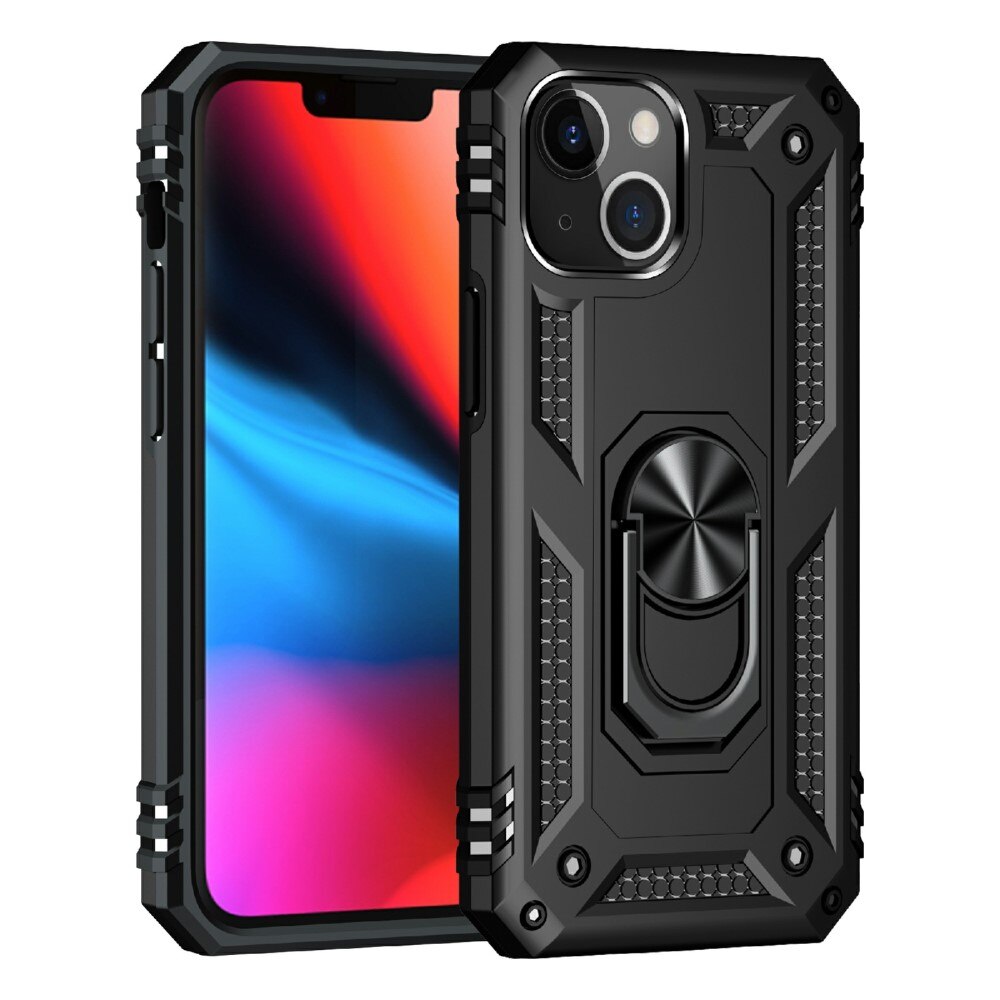 iPhone 13 Mini Hybridcase Tech Ring zwart