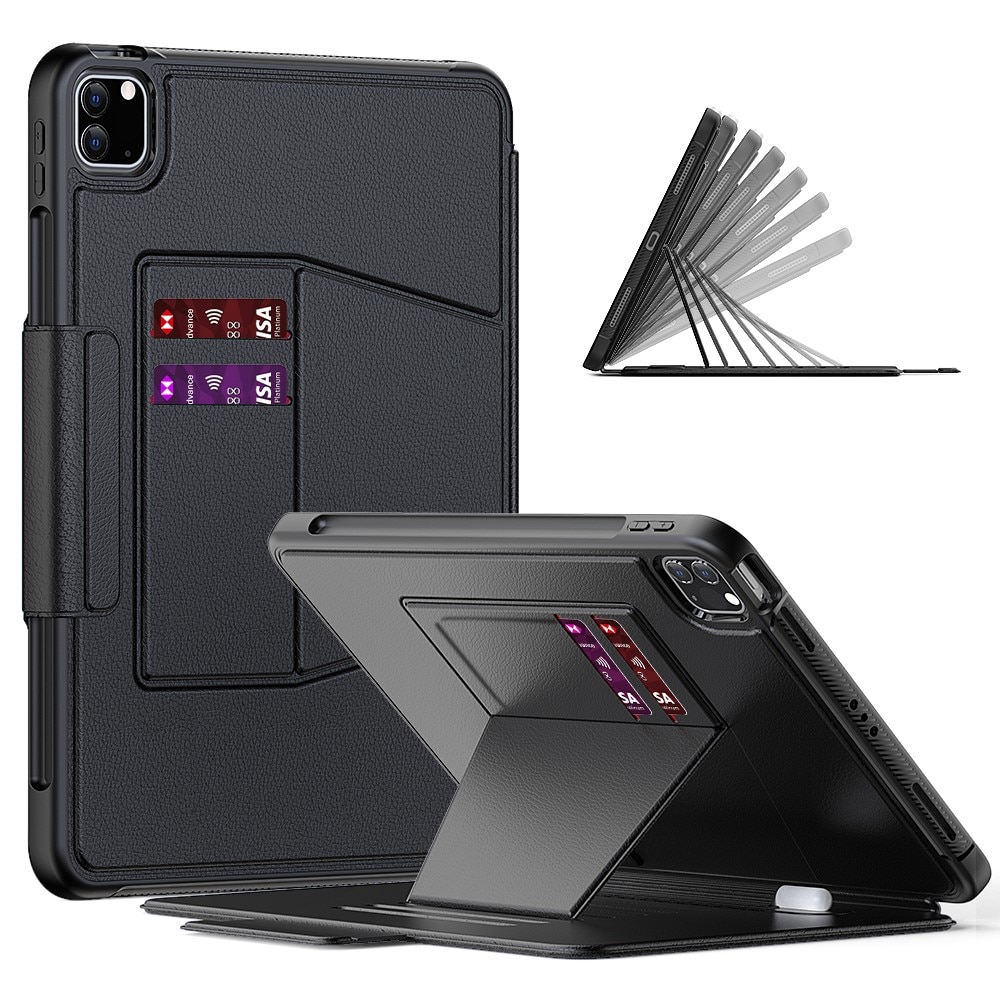 iPad Pro 11 3rd Gen (2021) Card-slot Case zwart