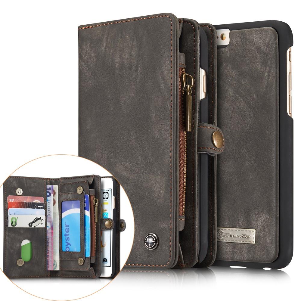Multi-slot Hoesje iPhone 6 Plus/6S Plus Grijs
