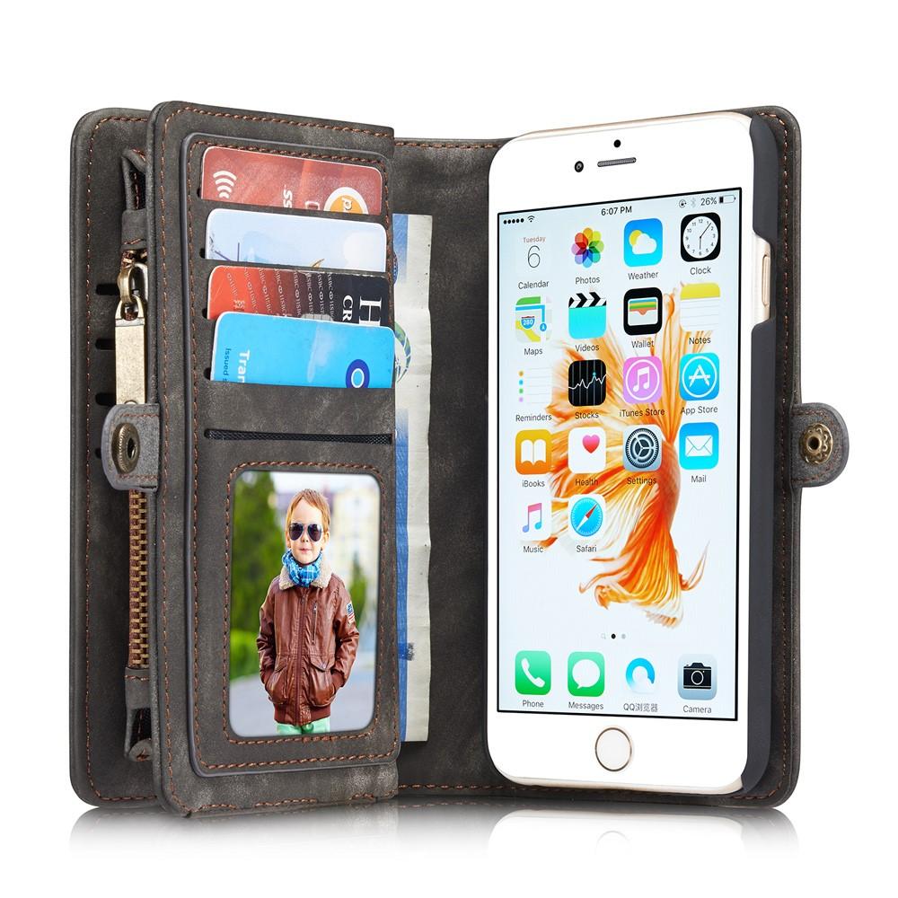 Multi-slot Hoesje iPhone 6 Plus/6S Plus Grijs