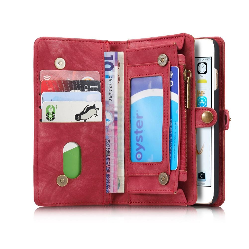 Multi-slot hoesje iPhone 6/6S Rood