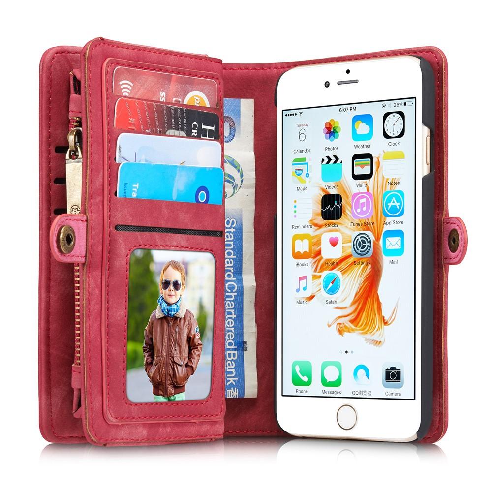 Multi-slot hoesje iPhone 6/6S Rood