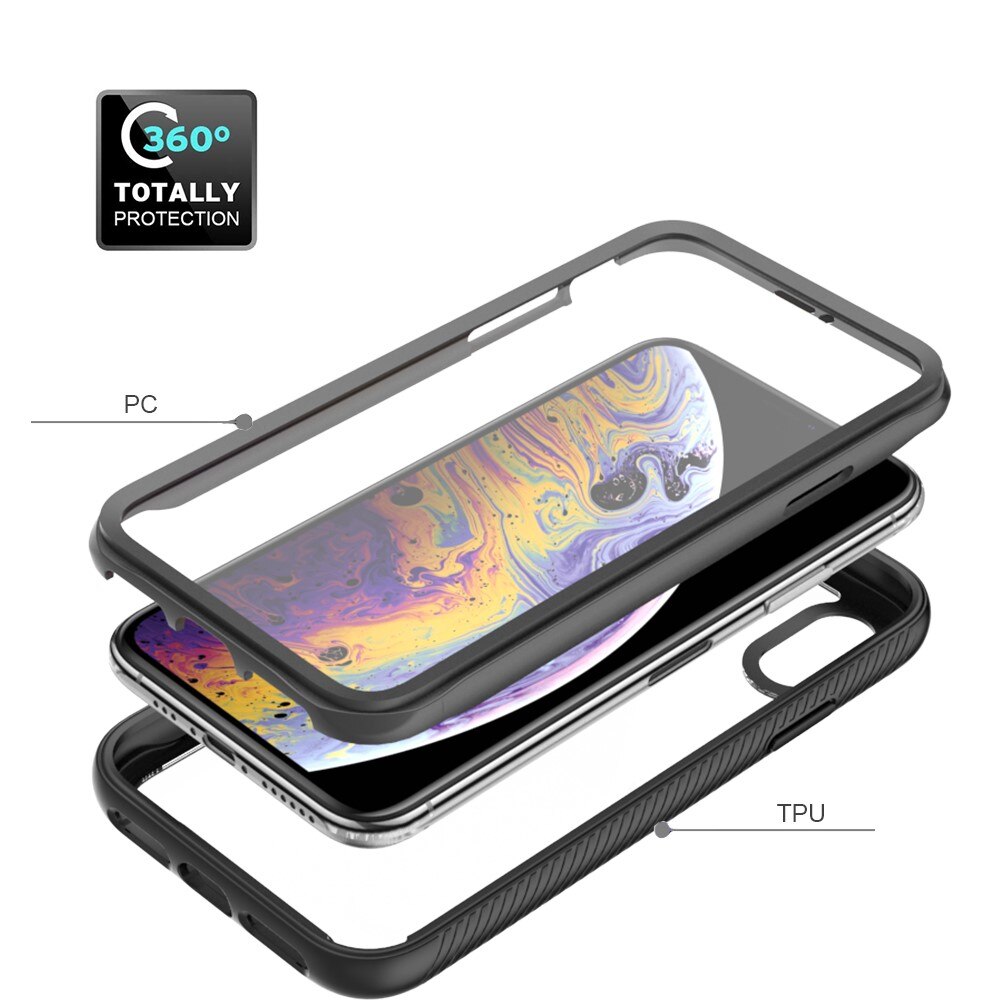 iPhone XS Full Protection Case Zwart