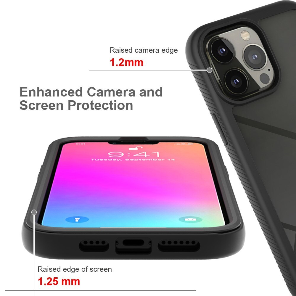 Apple iPhone 13 Pro Max Full Cover Case Zwart
