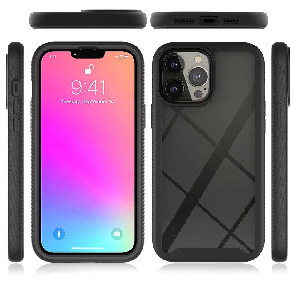 iPhone 13 Pro Max Full Cover Skal Zwart