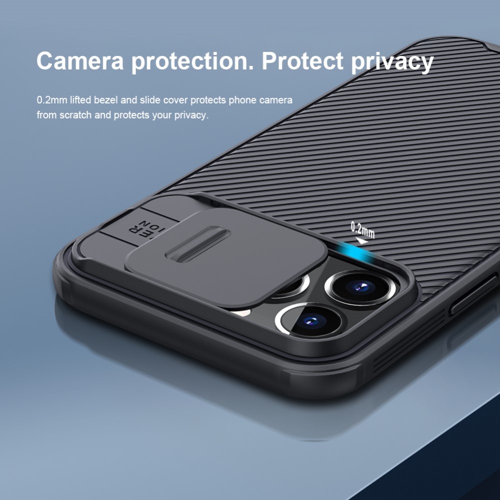 CamShield Case iPhone 13 Pro Max Zwart