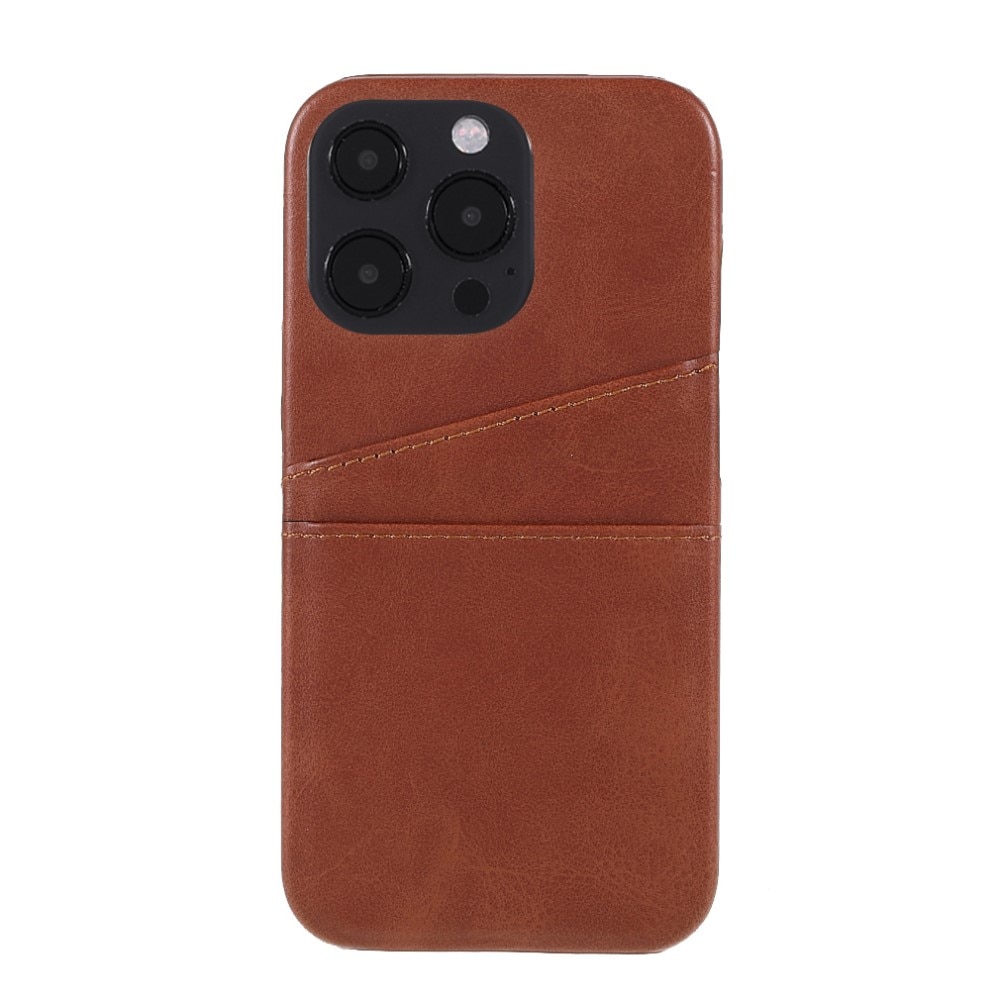 Card Slots Case iPhone 13 Pro Max Brown