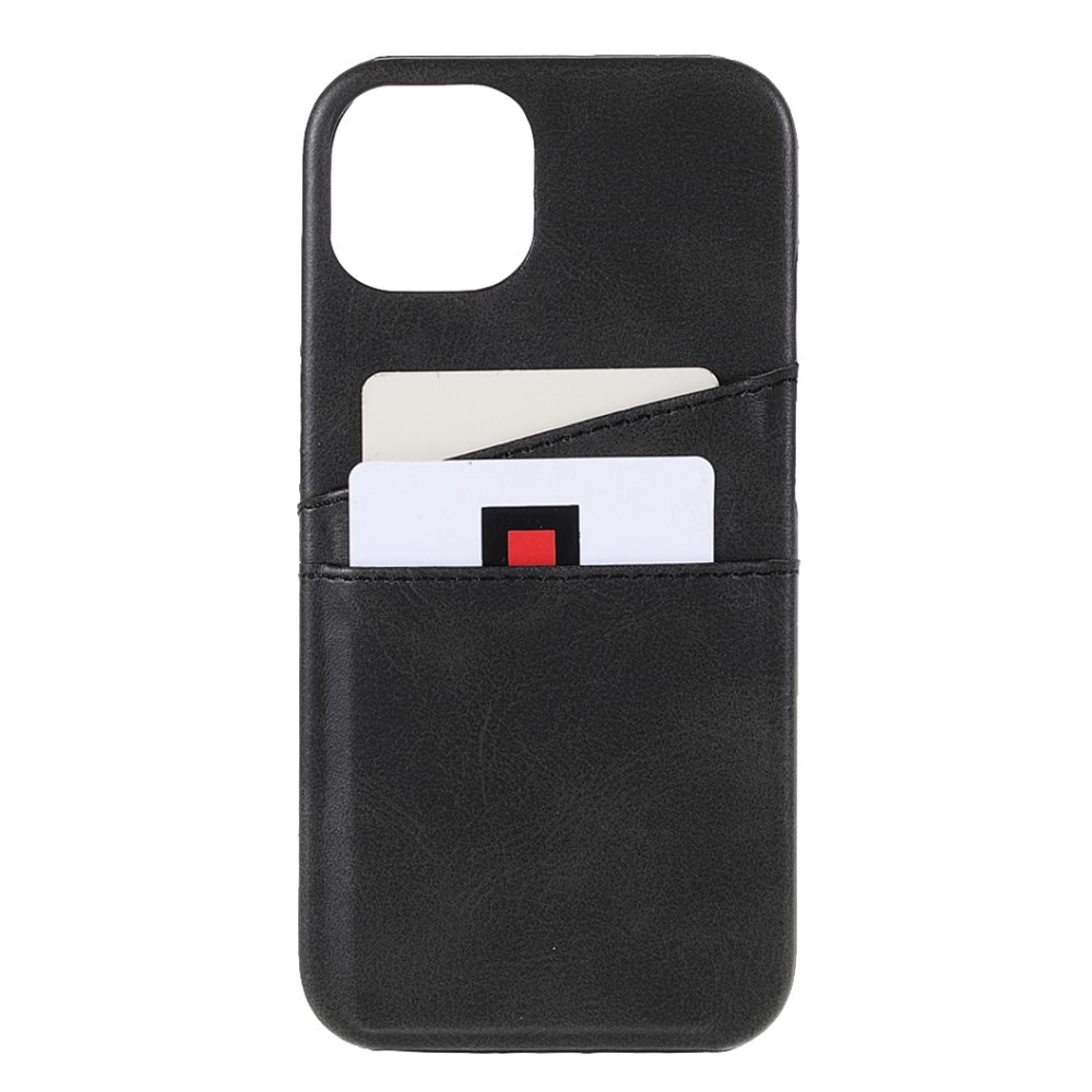 Card Slots Case iPhone 13 Mini Zwart