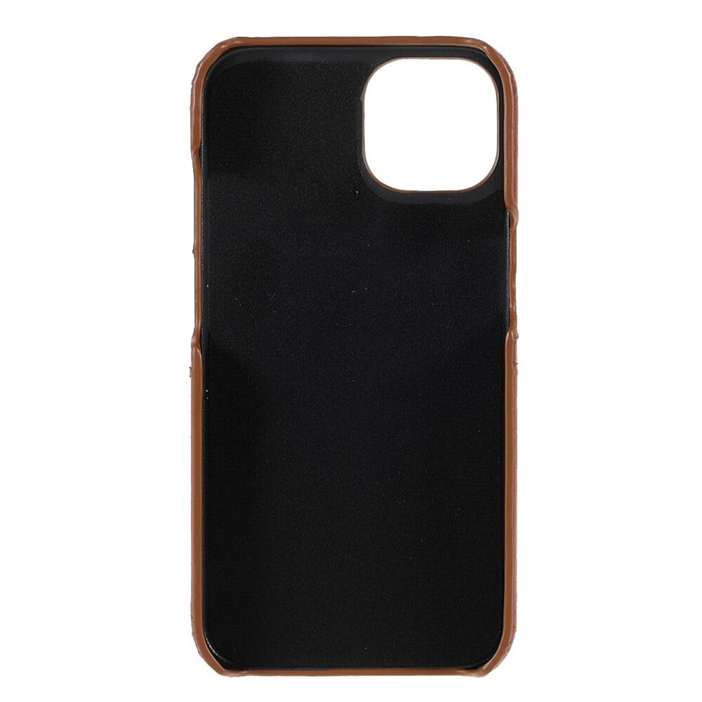 Card Slots Case iPhone 13 Mini Brown