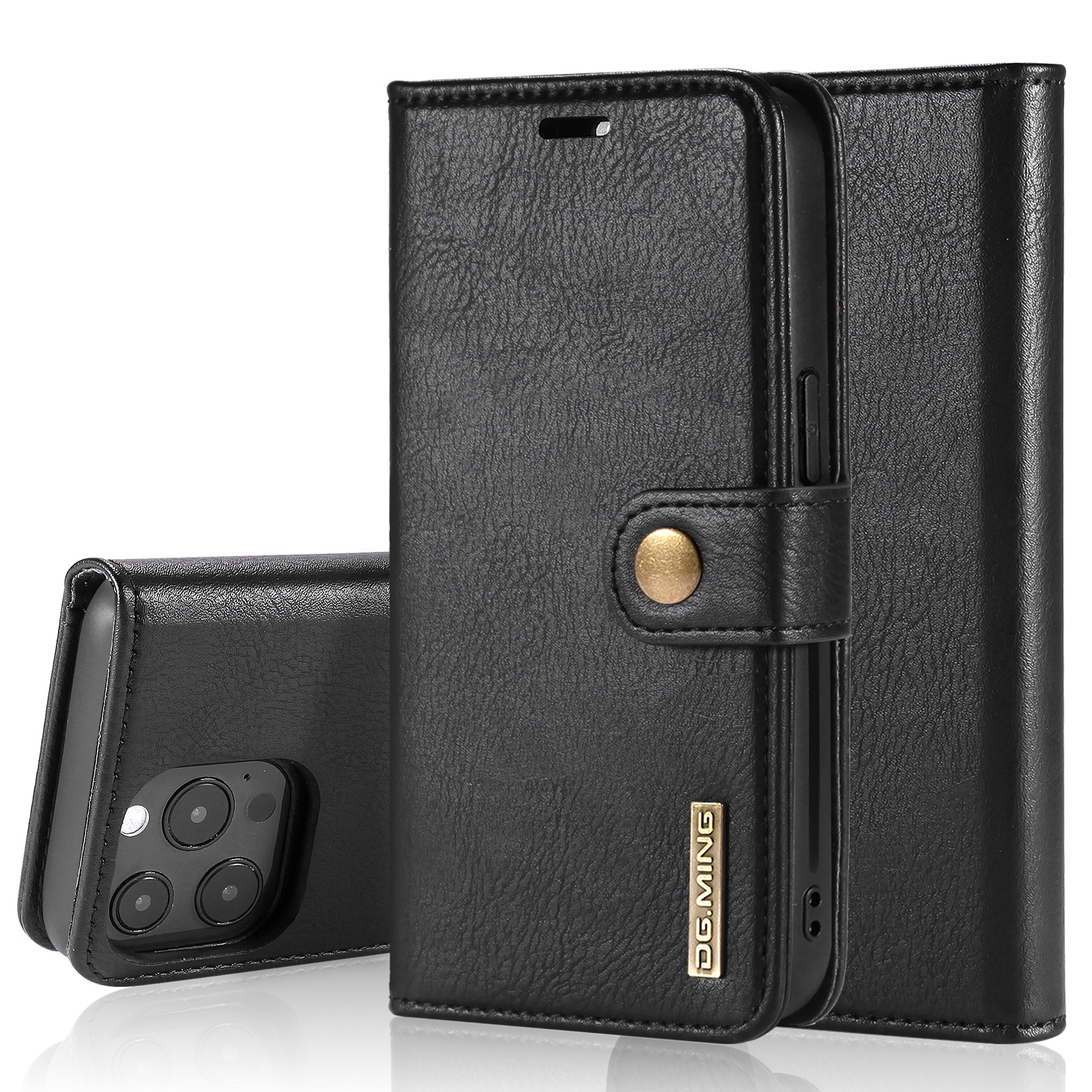 Magnet Wallet iPhone 13 Pro Zwart