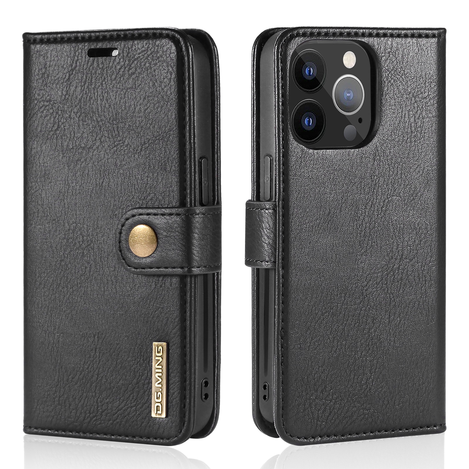 Magnet Wallet iPhone 13 Pro Zwart