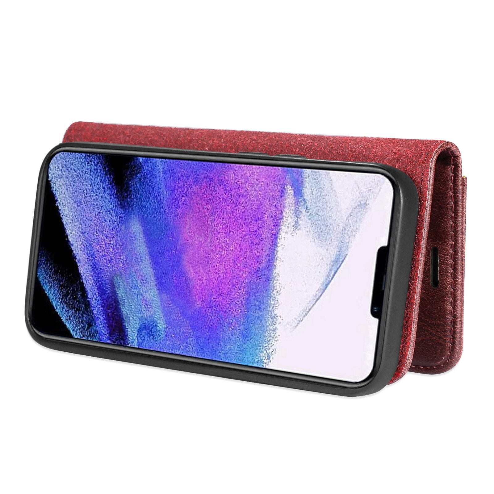 Magnet Wallet iPhone 13 Pro Max Rood