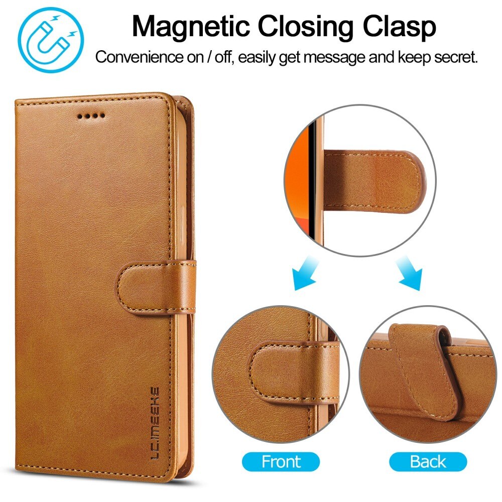 Bookcover hoesje iPhone 13 Pro Max Cognac