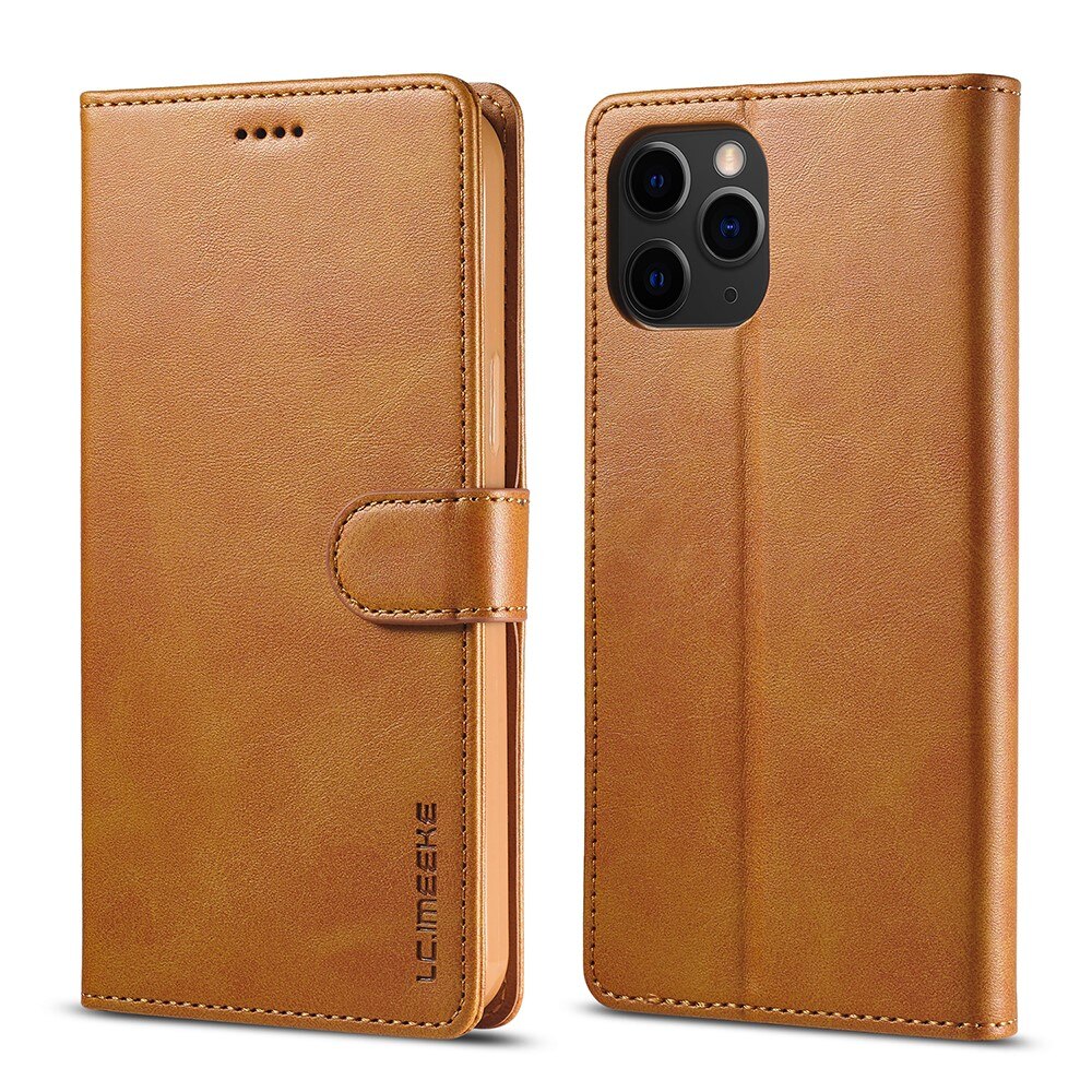 Bookcover hoesje iPhone 13 Pro Cognac