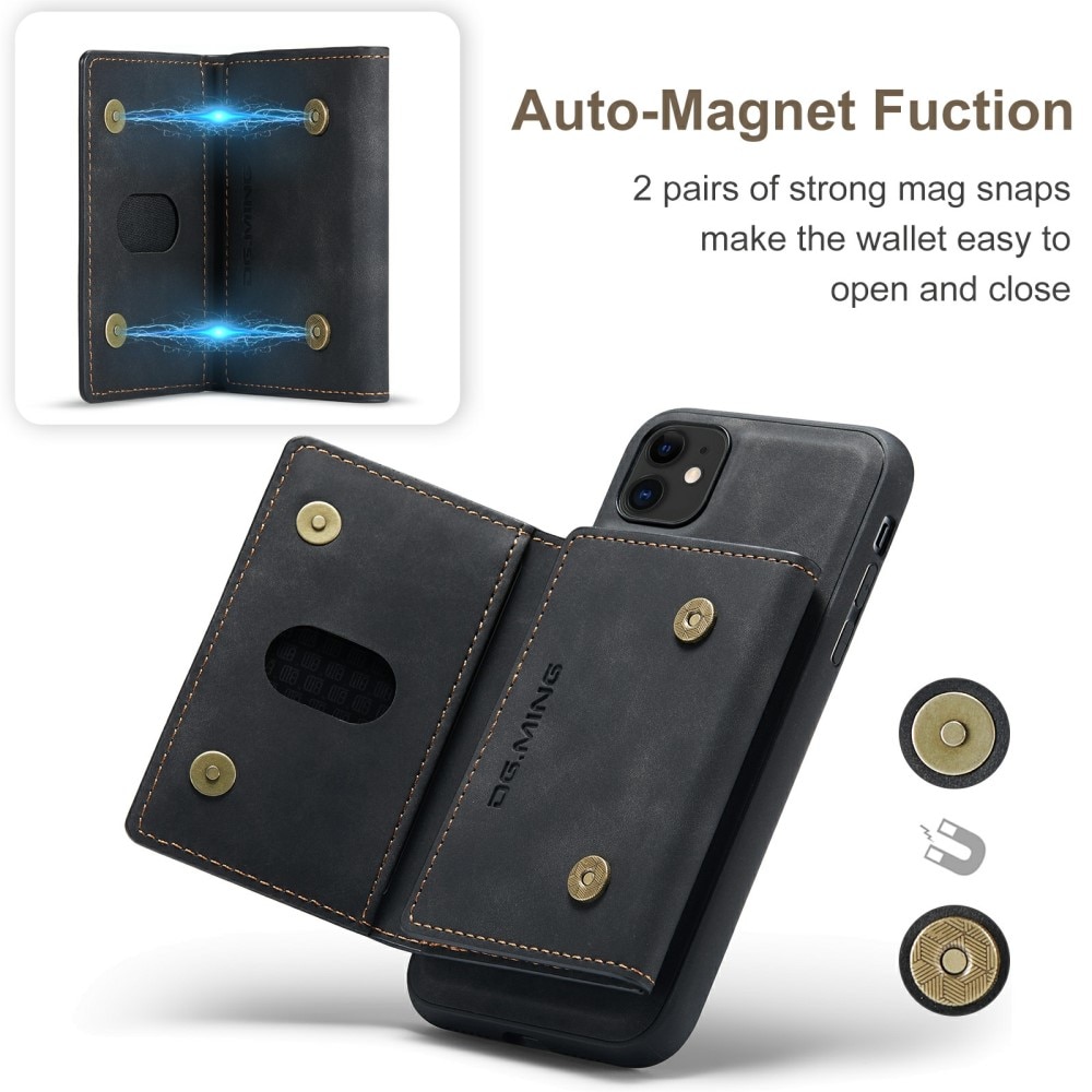 Magnetic Card Slot Case iPhone 11 Zwart
