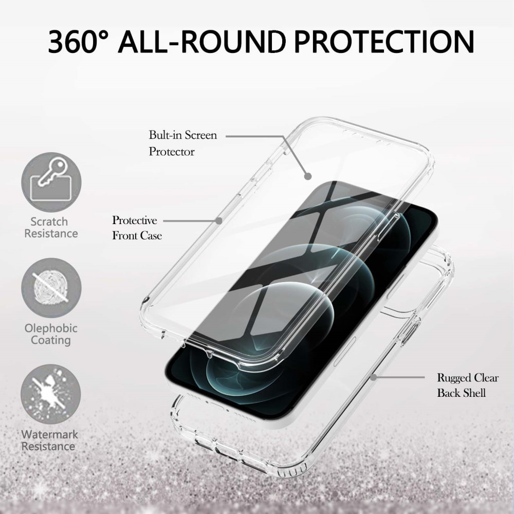 iPhone 12/12 Pro Full Protection Case transparant