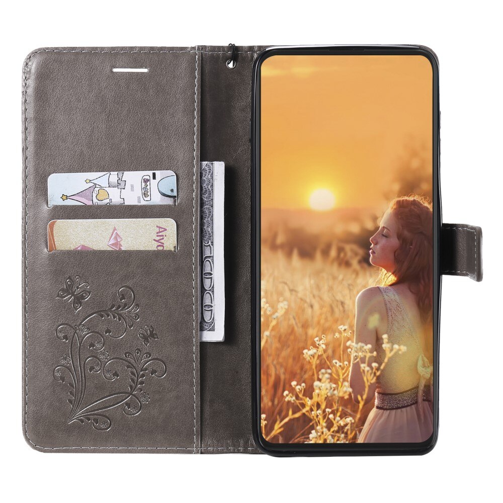 Apple iPhone 13 Mini Leren vlinderhoesje Grijs