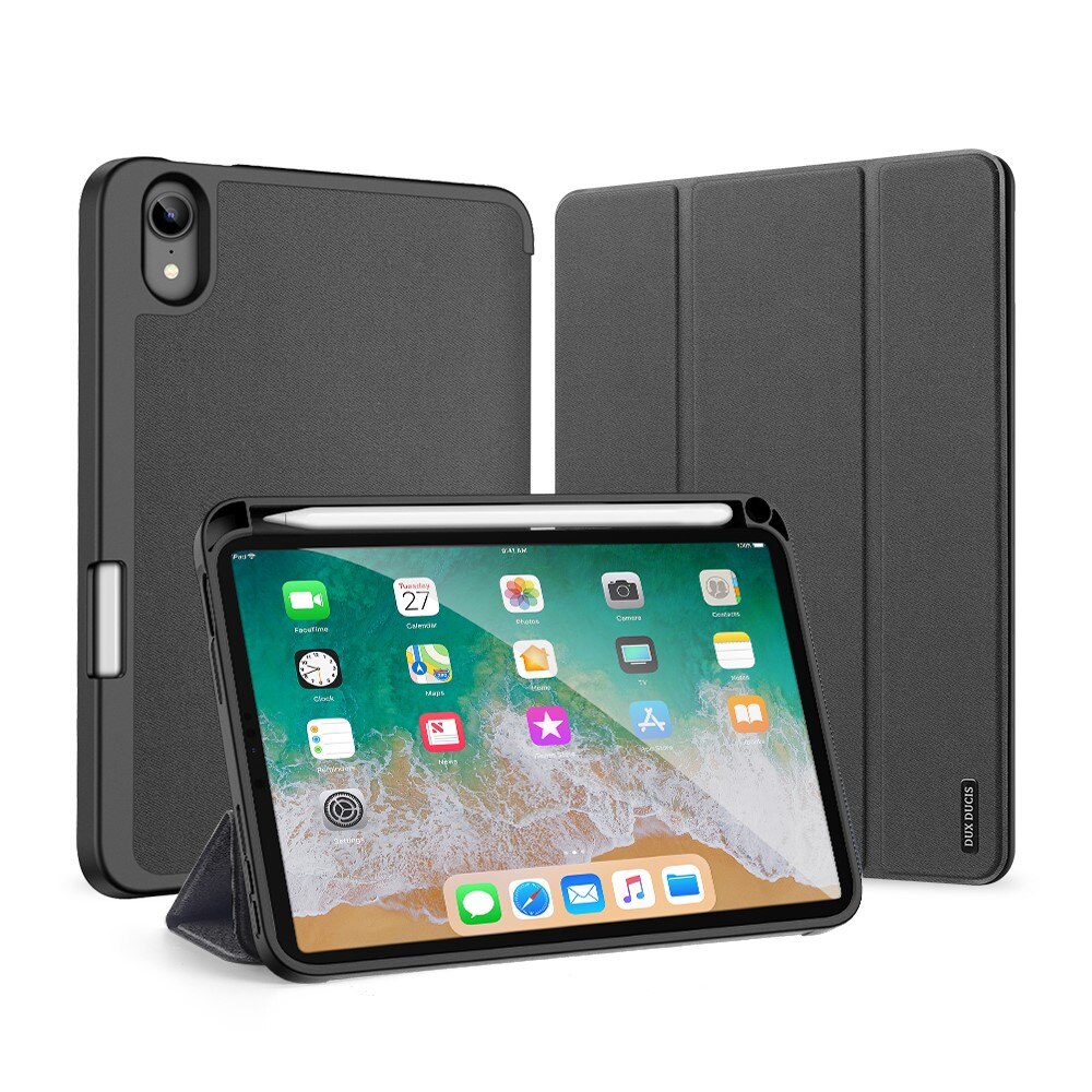 Domo Tri-Fold Case iPad Mini 6 2021 Zwart