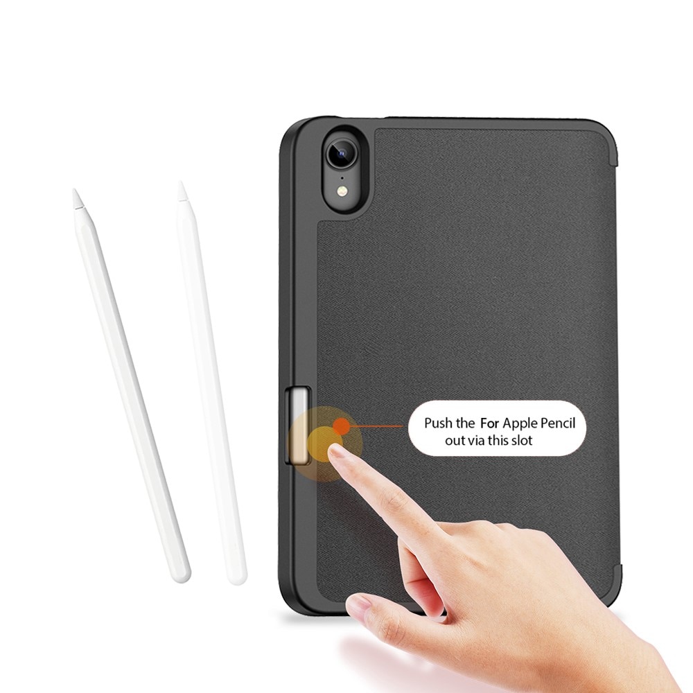 Domo Tri-Fold Case iPad Mini 6 2021 Zwart