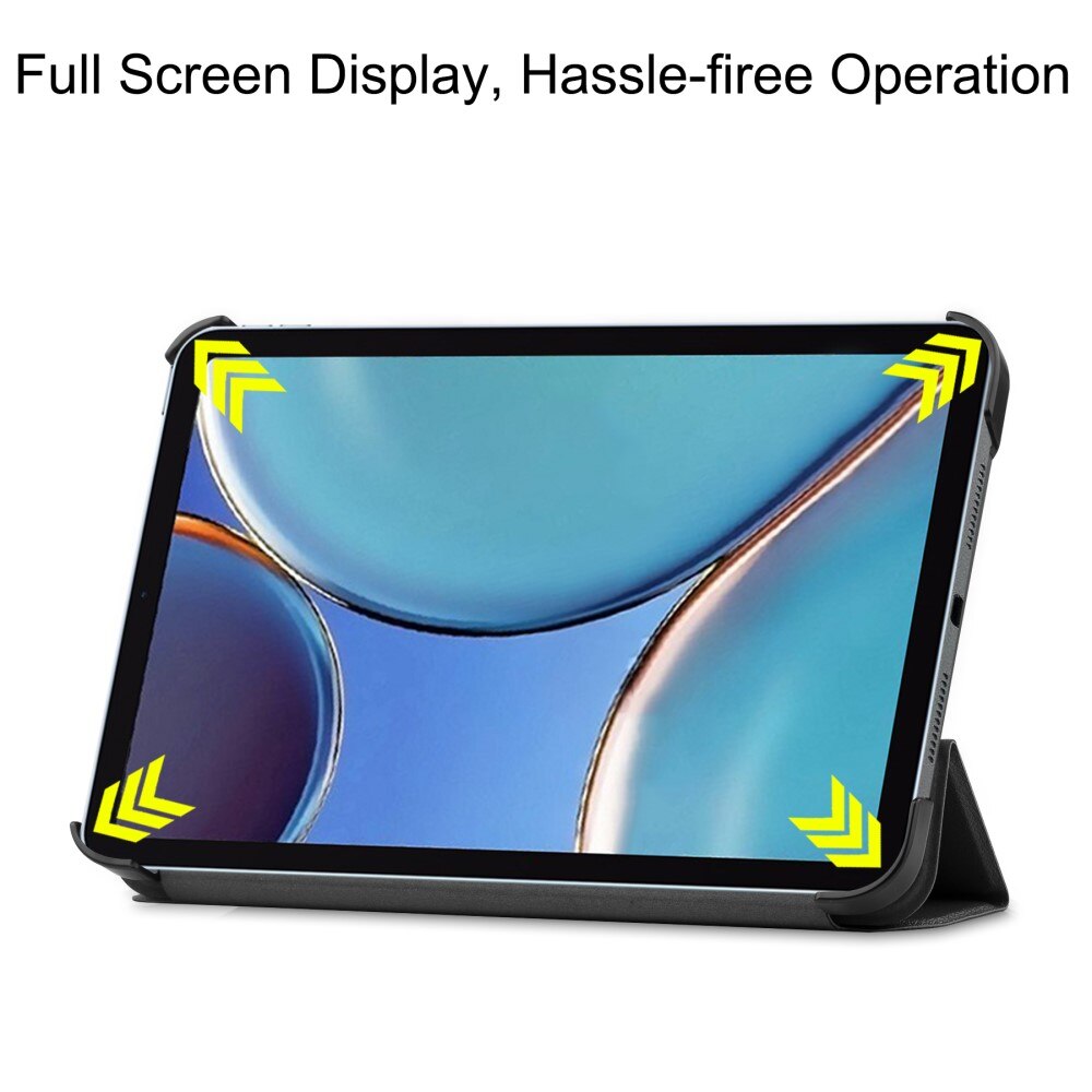 Apple iPad Mini 6th Gen (2021) Tri-fold Hoesje Zwart