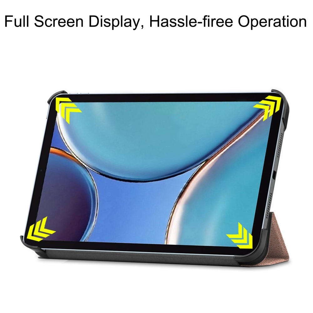 Apple iPad Mini 6th Gen (2021) Tri-fold Hoesje Rosé goud