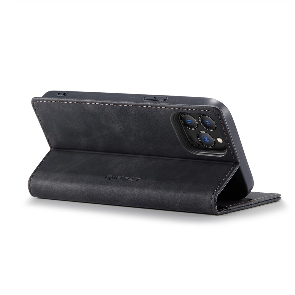Slim Bookcover Hoesje iPhone 13 Pro Zwart