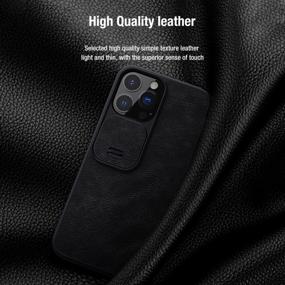 Qin Series Camshield iPhone 13 Pro Zwart