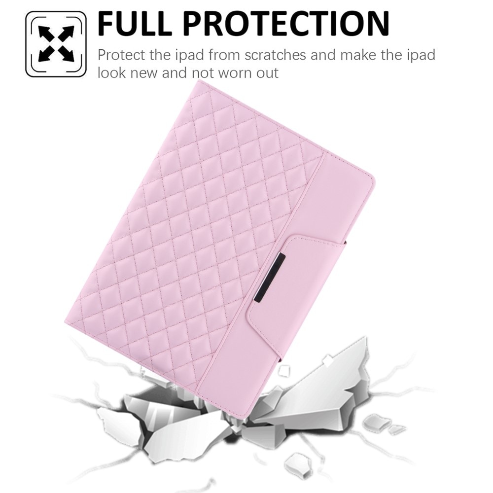 iPad 10.2 9th Gen (2021) Hoesje Gewatteerd roze