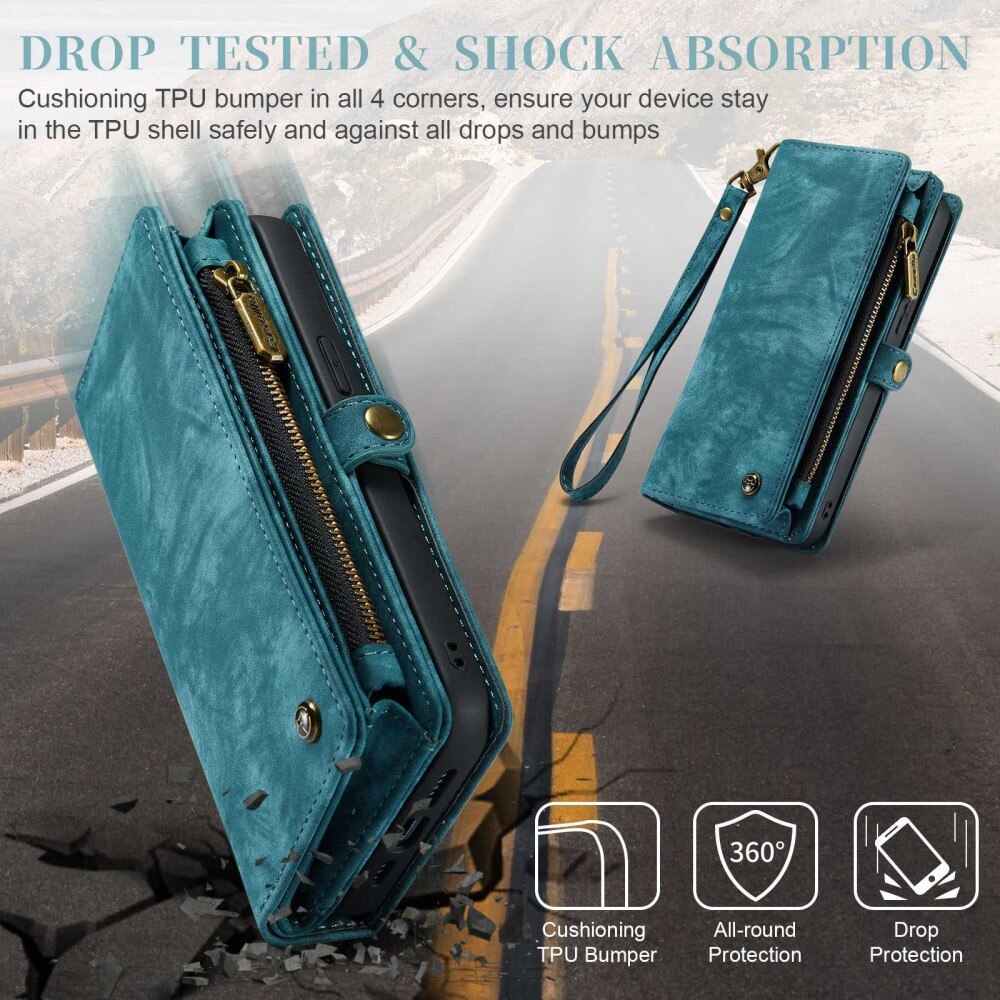 Multi-slot Hoesje iPhone 13 Pro Blauw