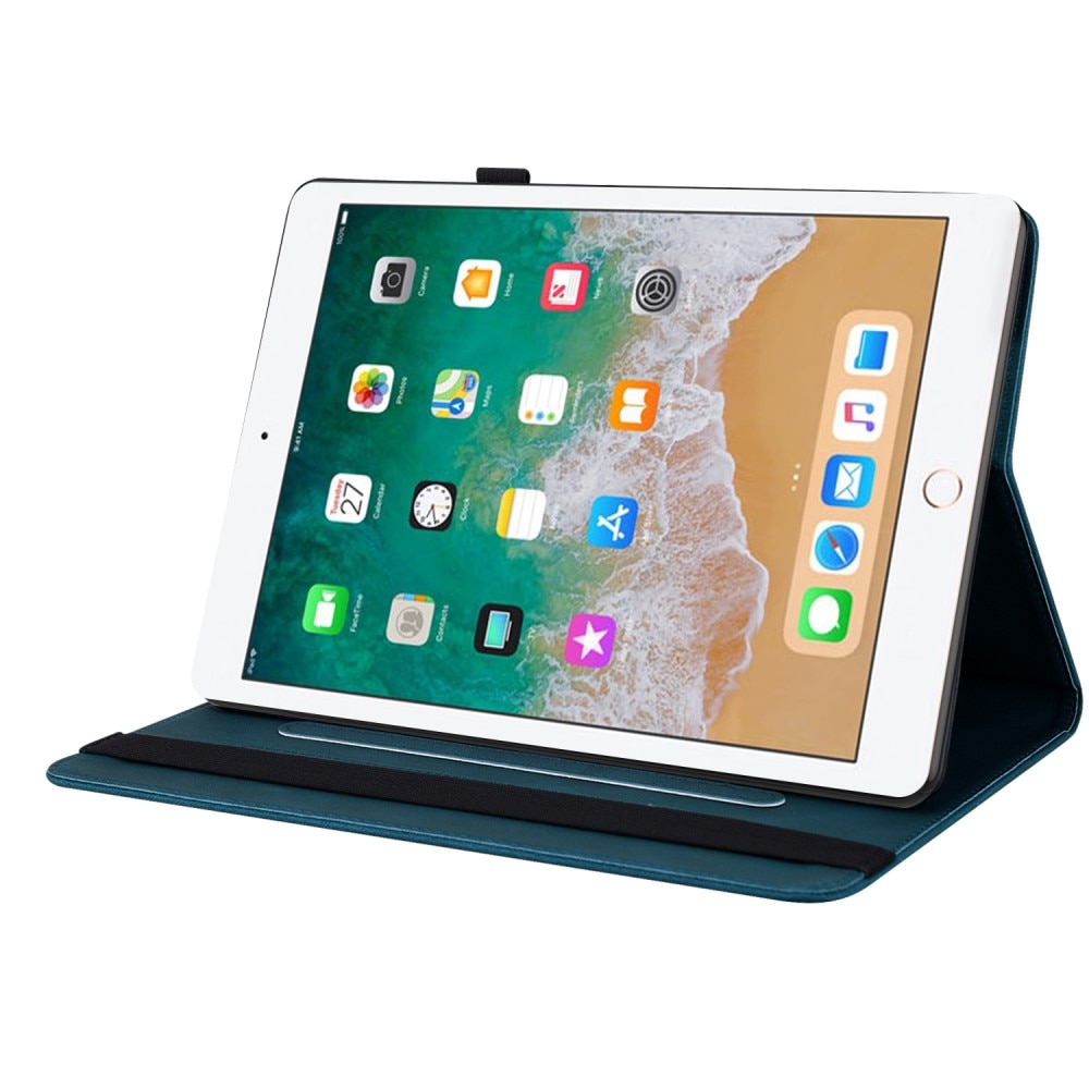 iPad Air 9.7 1st Gen (2013) Leren vlinderhoesje blauw