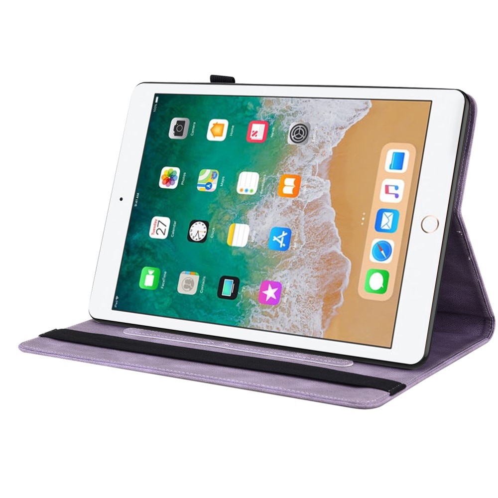 iPad Air 2 9.7 (2014) Leren vlinderhoesje paars