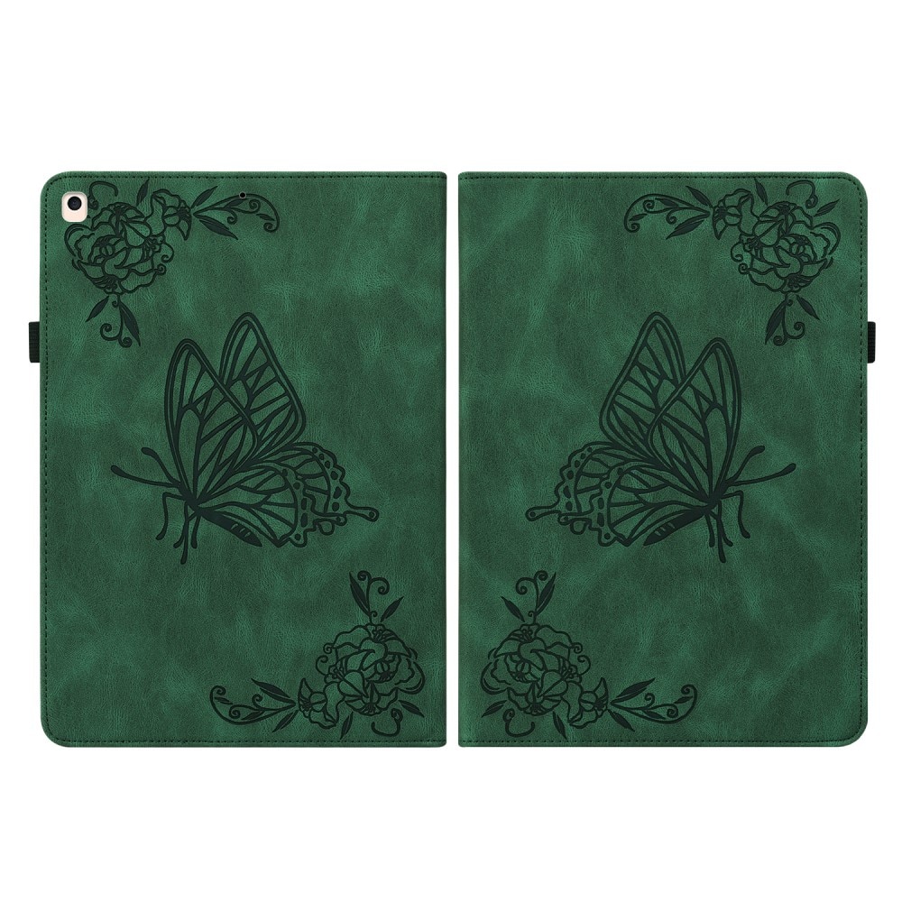 iPad 10.2 8th Gen (2020) Leren vlinderhoesje groen