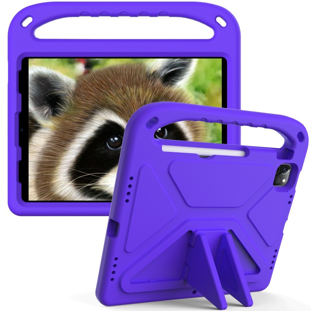 Apple iPad Pro 11 3rd Gen (2021) EVA-hoes met handvat Paars